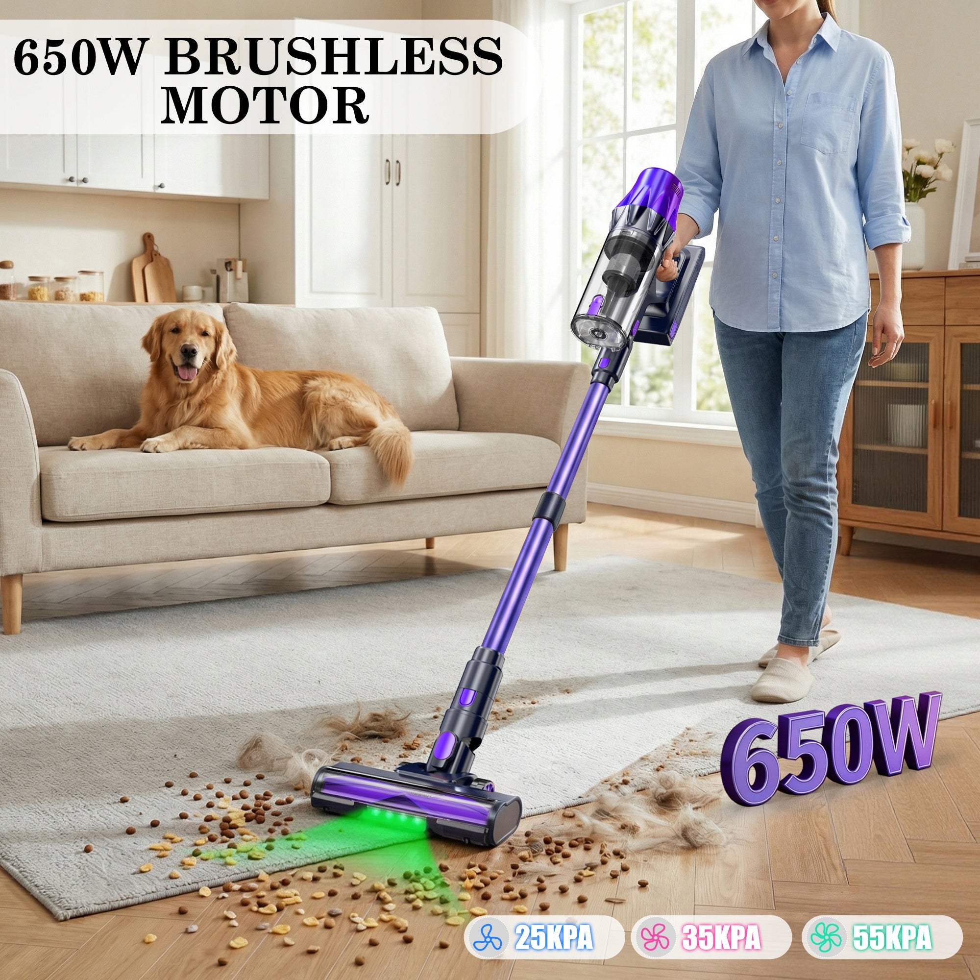 Powerful Cordless Vertical Vacuum Cleaners Blossom V20 650W 55000PA Manufacturer code 4071399840436