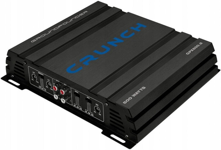 Powerful Crunch GPX500.2 500W Amplifier + ACV Cable Kit 10mm2 Packaging status original