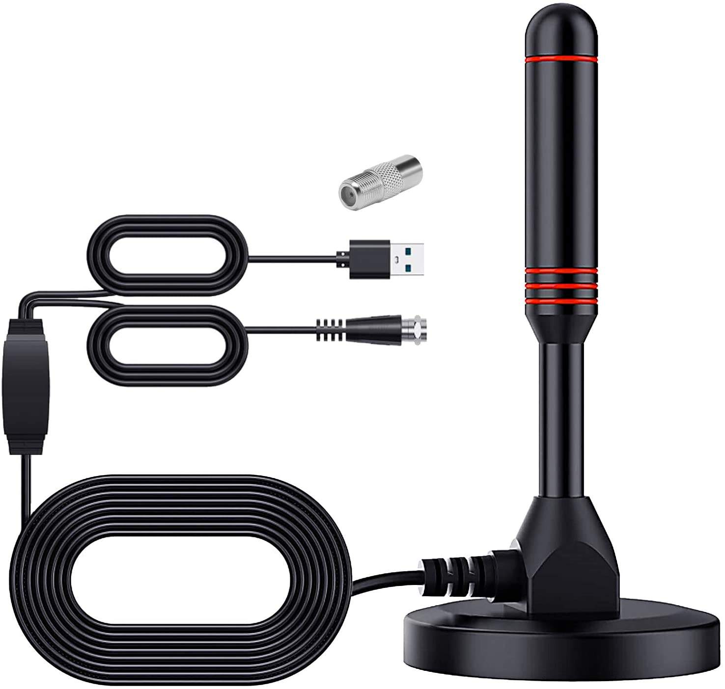 Powerful DVB-T2 TV Room Antenna Digital Active Amplifier 4K FHD 5m Brand no brand