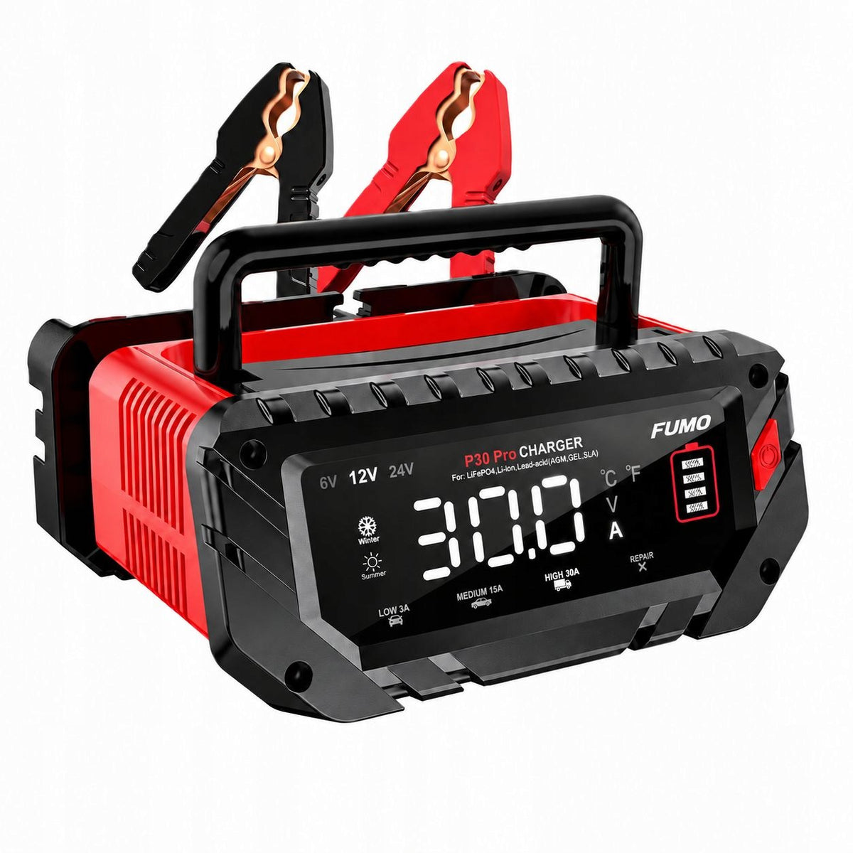 Powerful Smart Car Rectifier Battery Charger 24V 12V 30A Brand FUMO