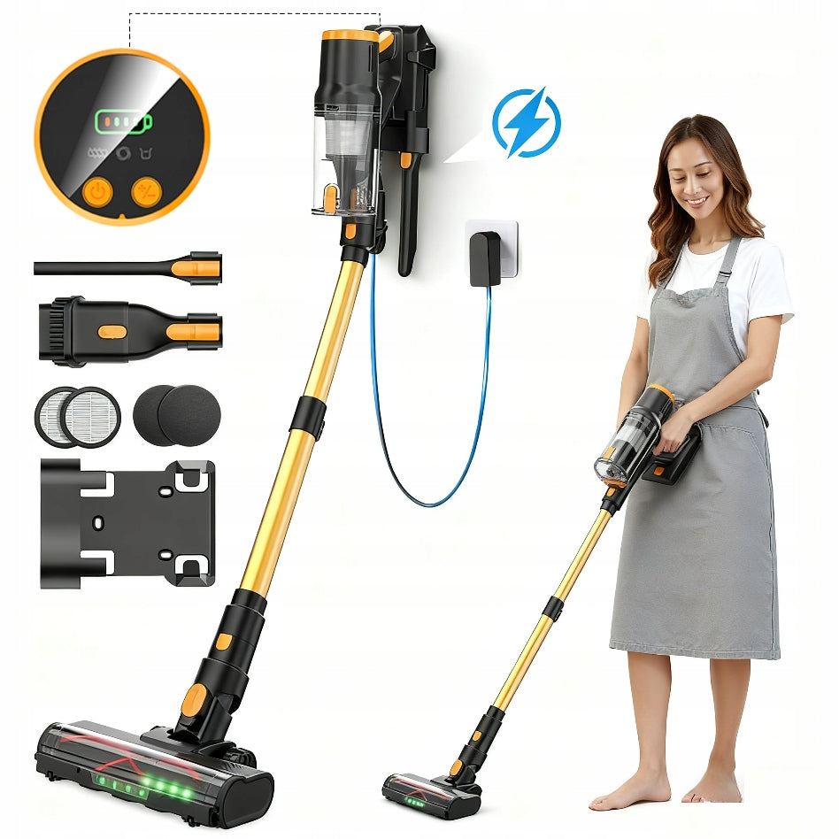 Powerful Upright Cordless Vacuum Cleaner Blossom DSV112A 550W 50000PA