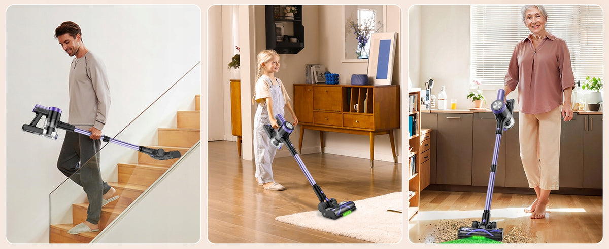 Powerful Upright Cordless Vertical Vacuum Cleaner BOOST H28 500W 46000PA Brand Feward