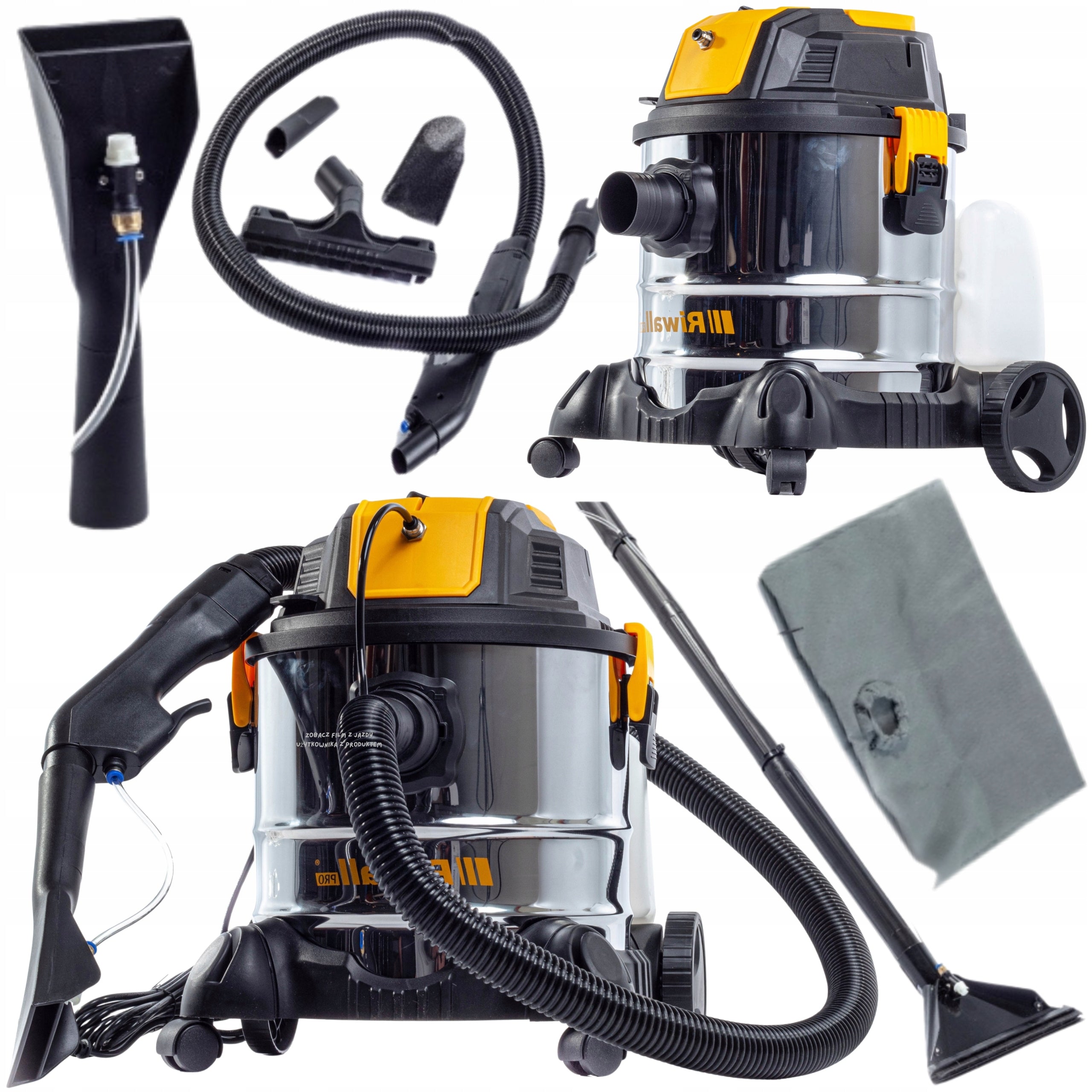 Powerful Vacuum Cleaner Washing Filter Shaker for Carpet Upholstery 2200 W