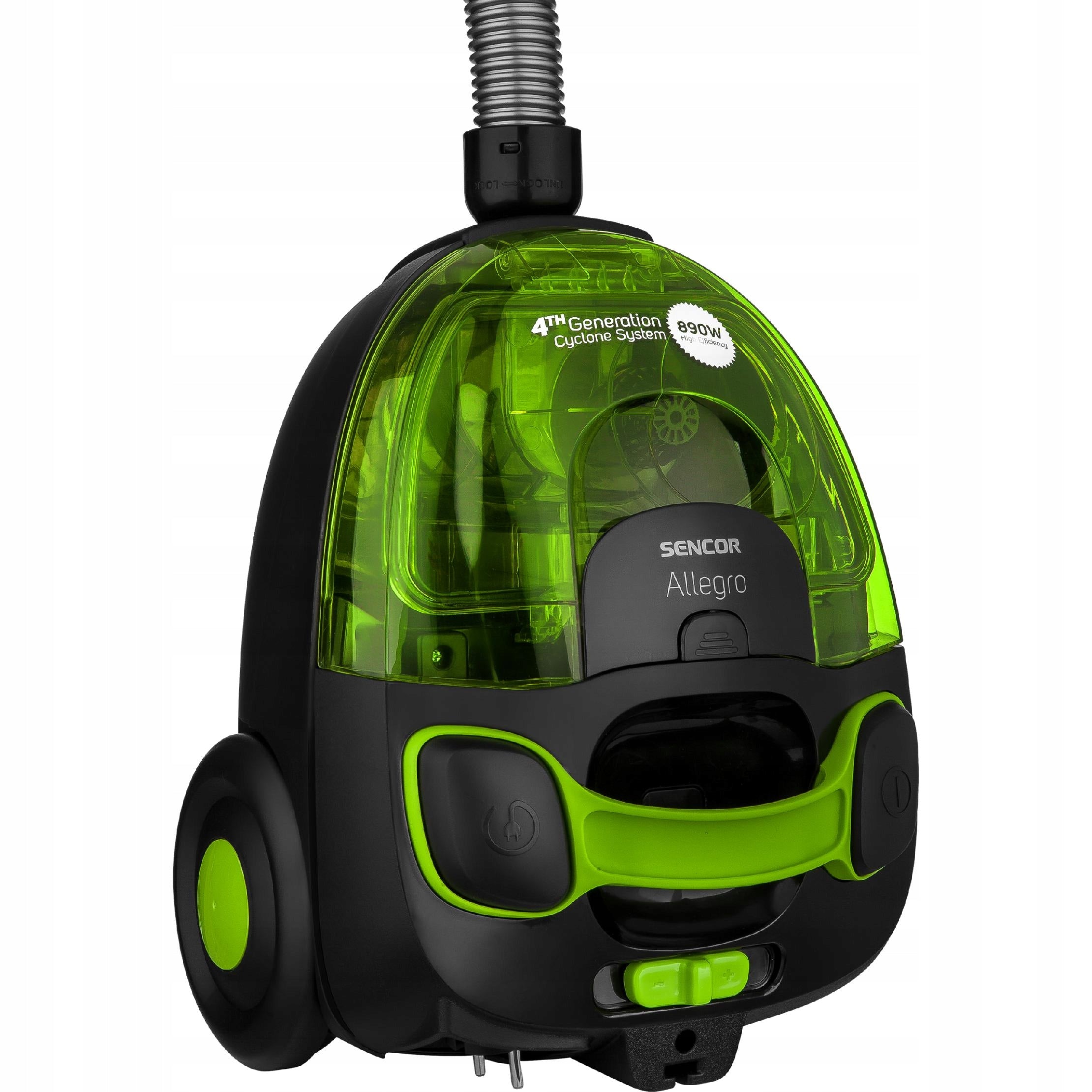 Powerful bagless vacuum cleaner 890W HEPA for allergy sufferers 76 dB Sencor SVC 510GR Manufacturer code SVC 510GR-EUE2