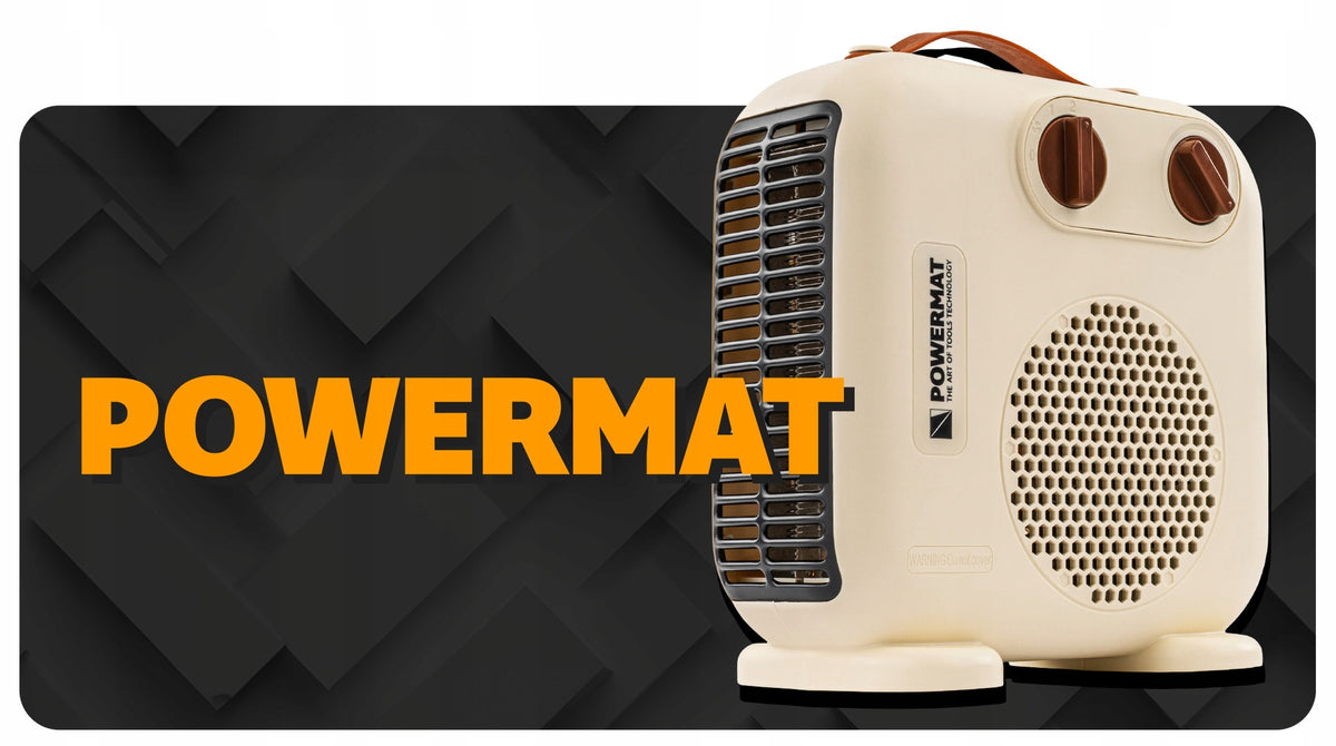 Powermat Termoventilátor PM-TWE-2000D pro řemeslníky PM1397 Dominant color beige/brown
