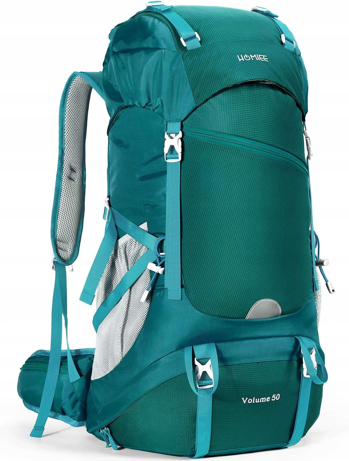 Practical SPACIOUS Hiking backpack HOMIEE 50L GREEN 41-60 l green 3036