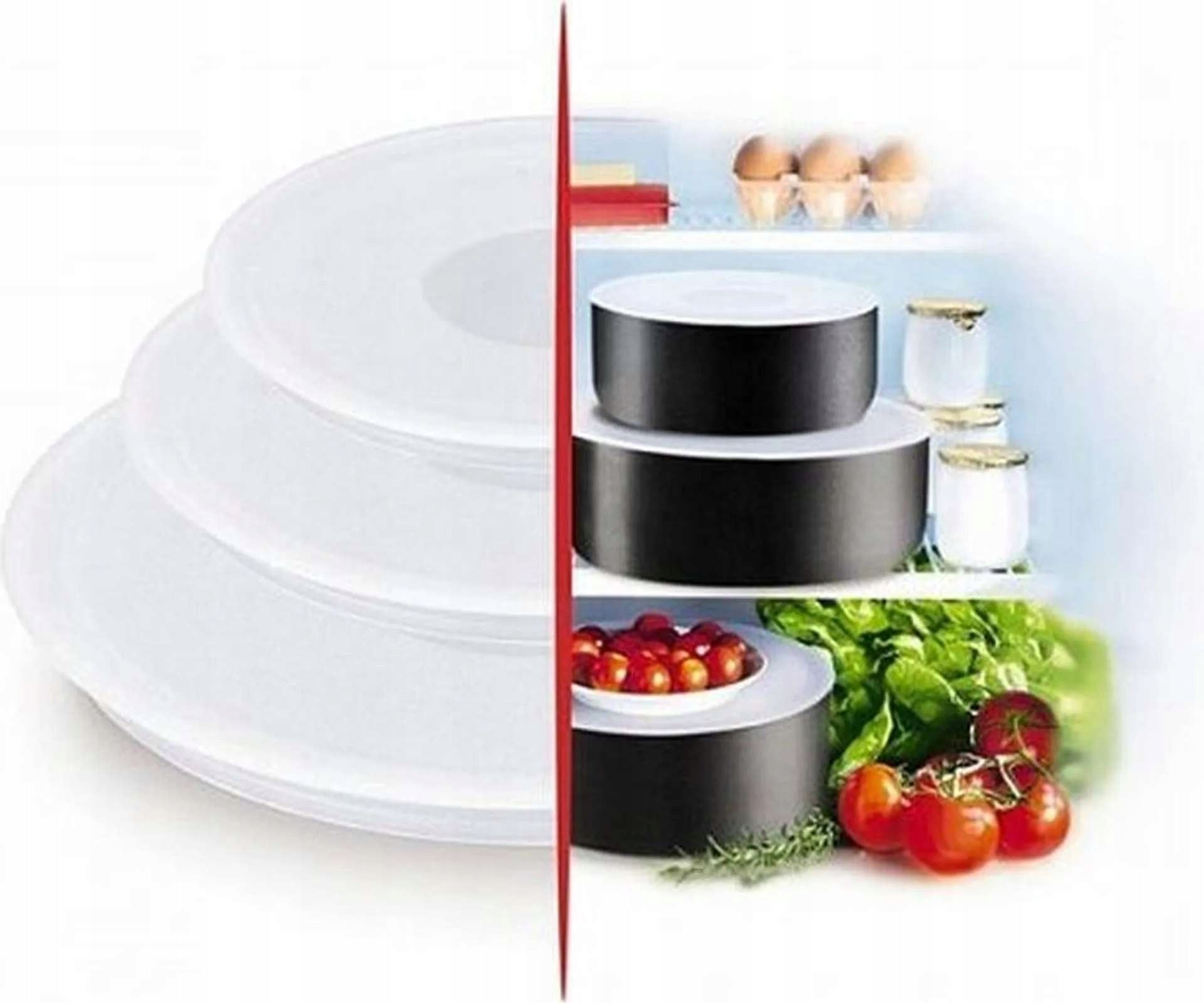 Practical set of three hermetic lids Tefal L9849253 Manufacturer code L9849253