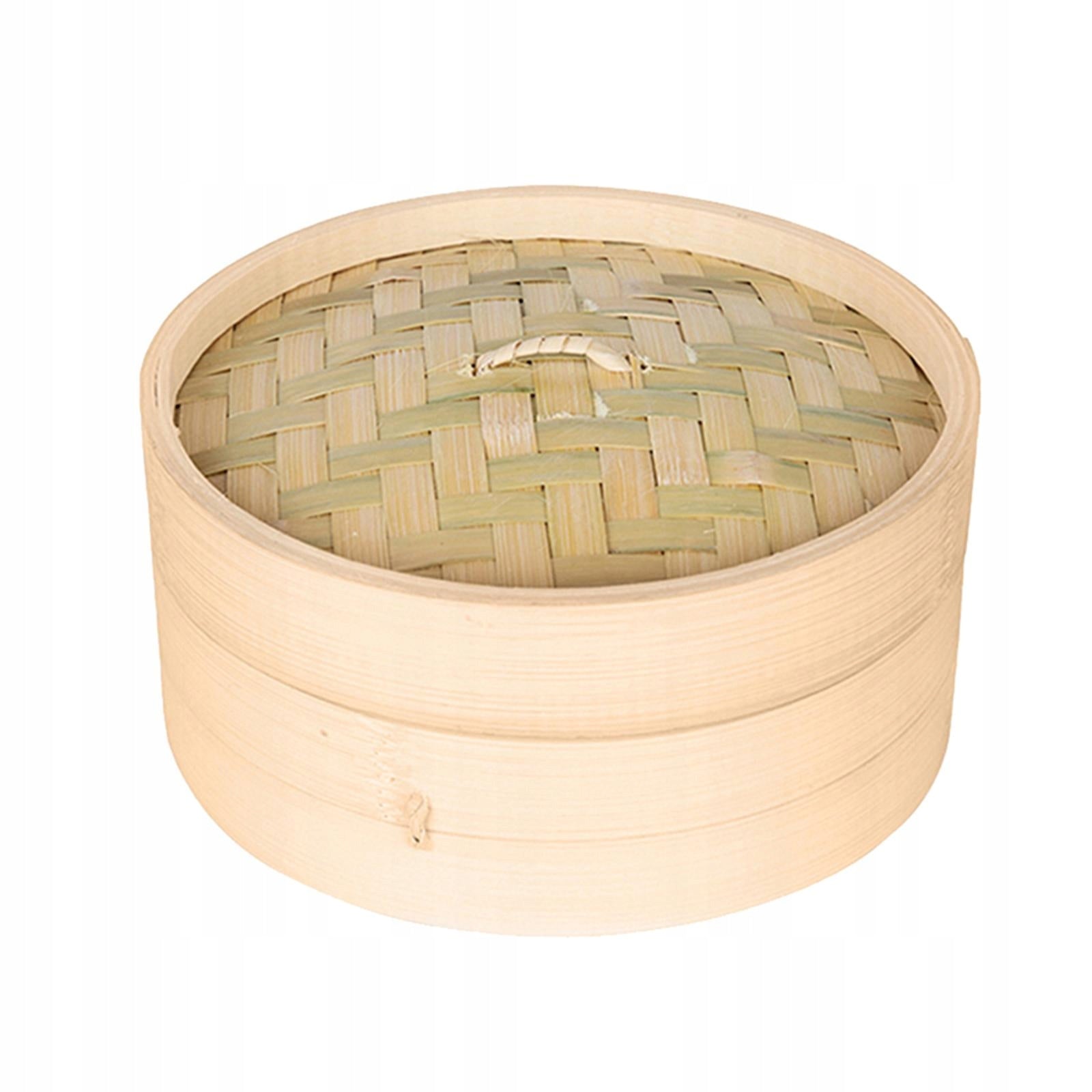 Premium Bamboo Steamer Basket for Authentic Chinese Cooking cm/18cm 15cm Packaging status original