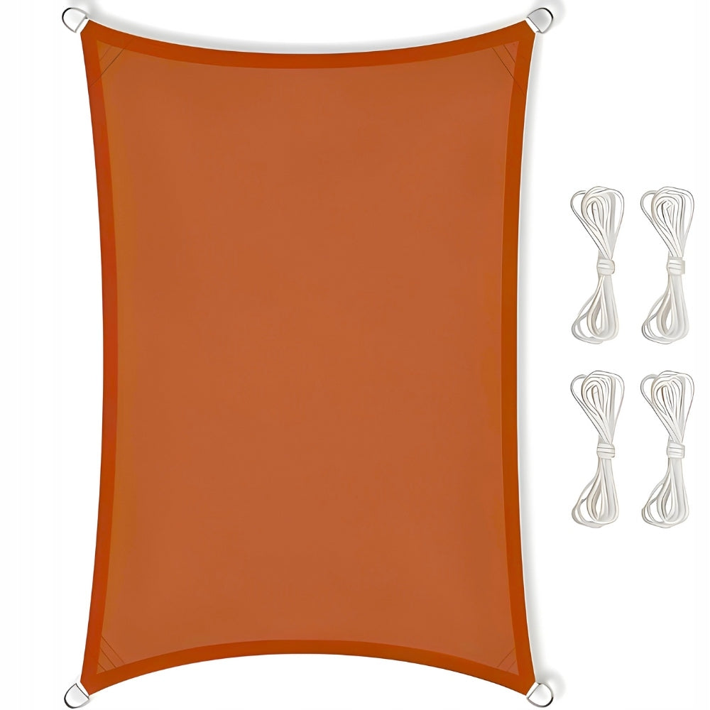 Premium cover waterproof shader sun sail red 4x6