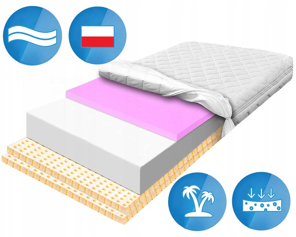 Premium mattress 80x180 hr 6cm latex prestigious HR anti-allergic 14cm Medical device no