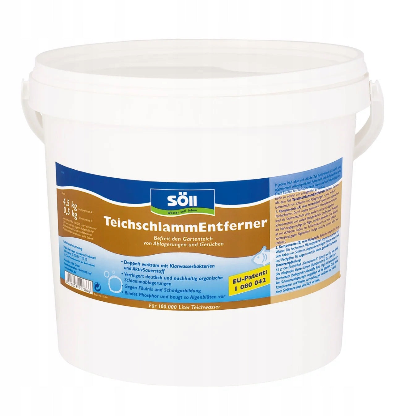 Preparation for for pond for 100.000 L - SOLL Teichschlamm 5kg