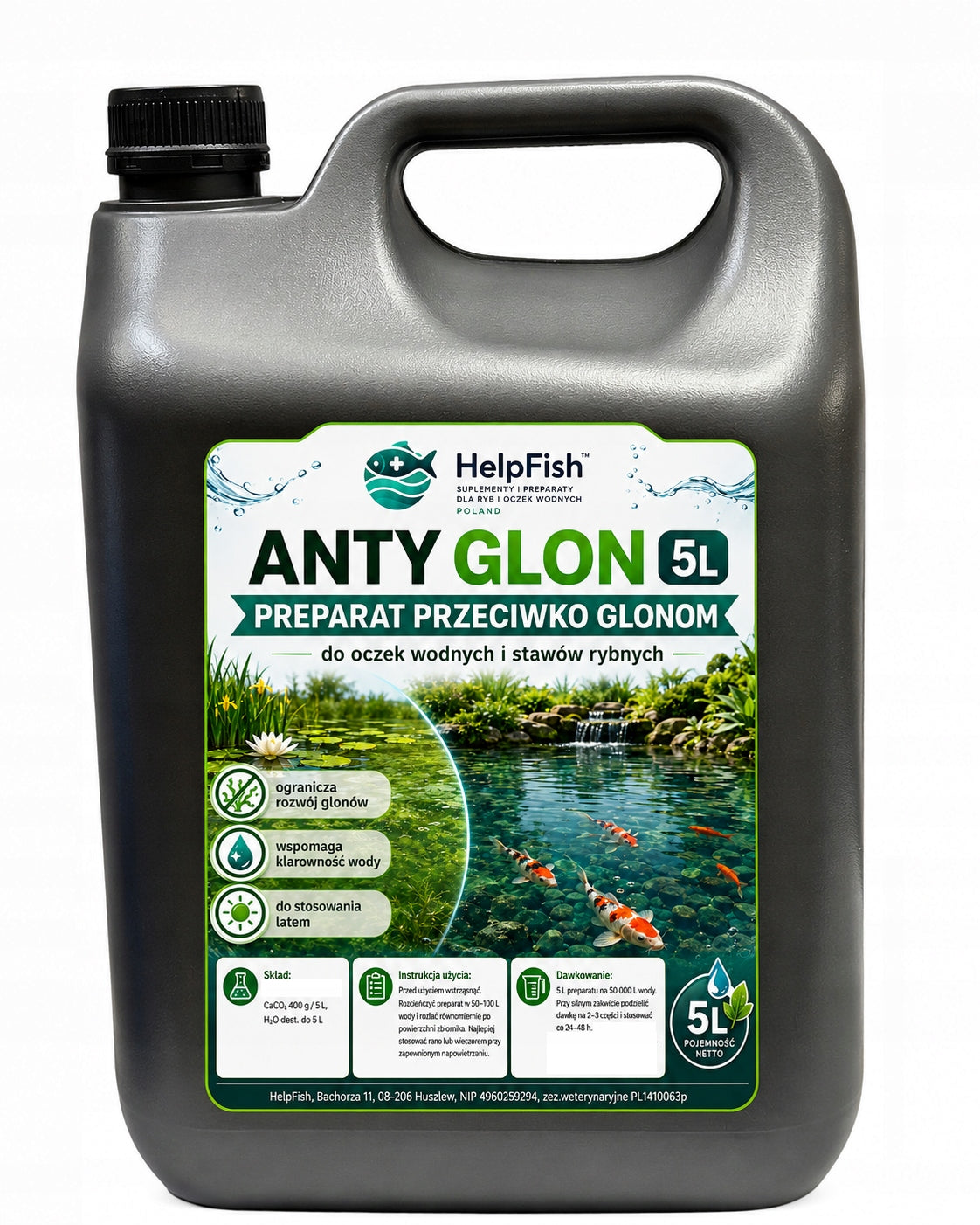 Preparation for pond water removes filamentous algae 3l