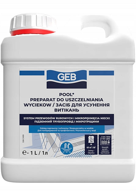 Preparation for sealing leaks 1L POOL GEB