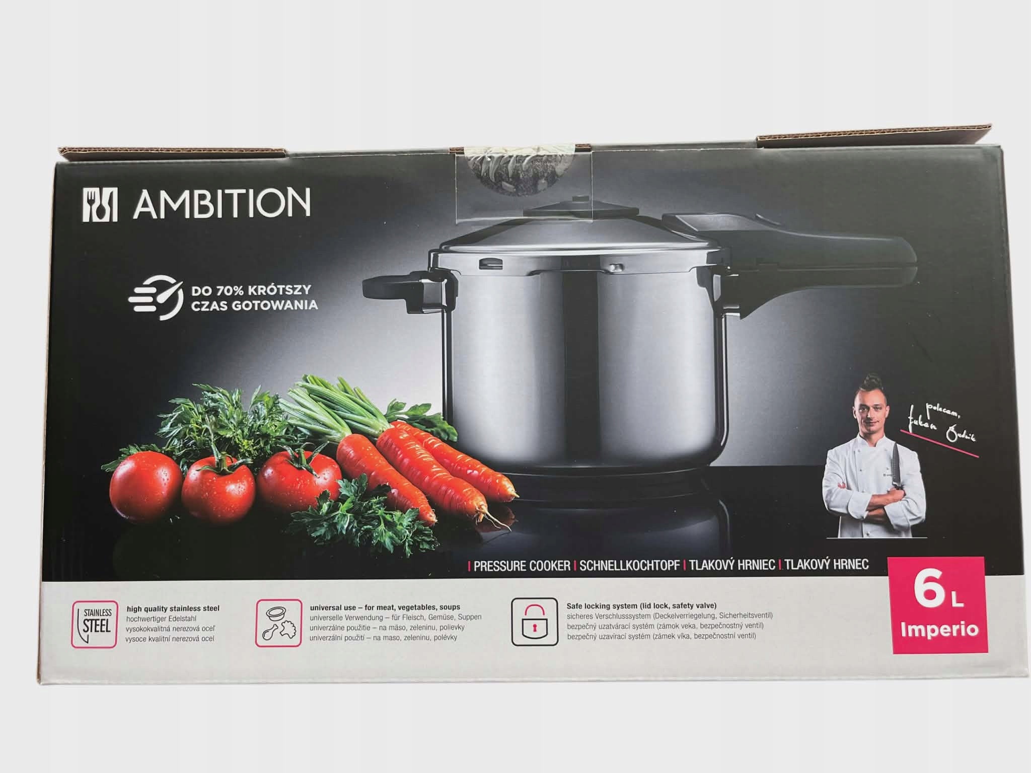 Pressure cooker Ambition 6L Imperio Brand Ambition