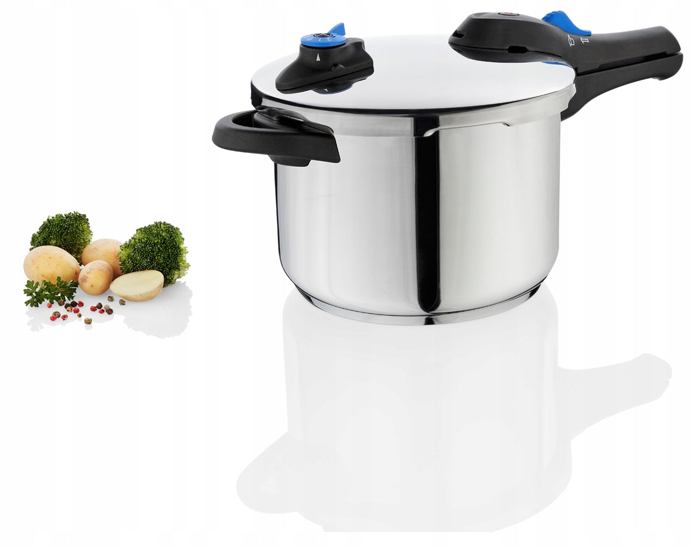 Pressure cooker ERNESTO 6 L for steaming + steam insert Manufacturer code 73012
