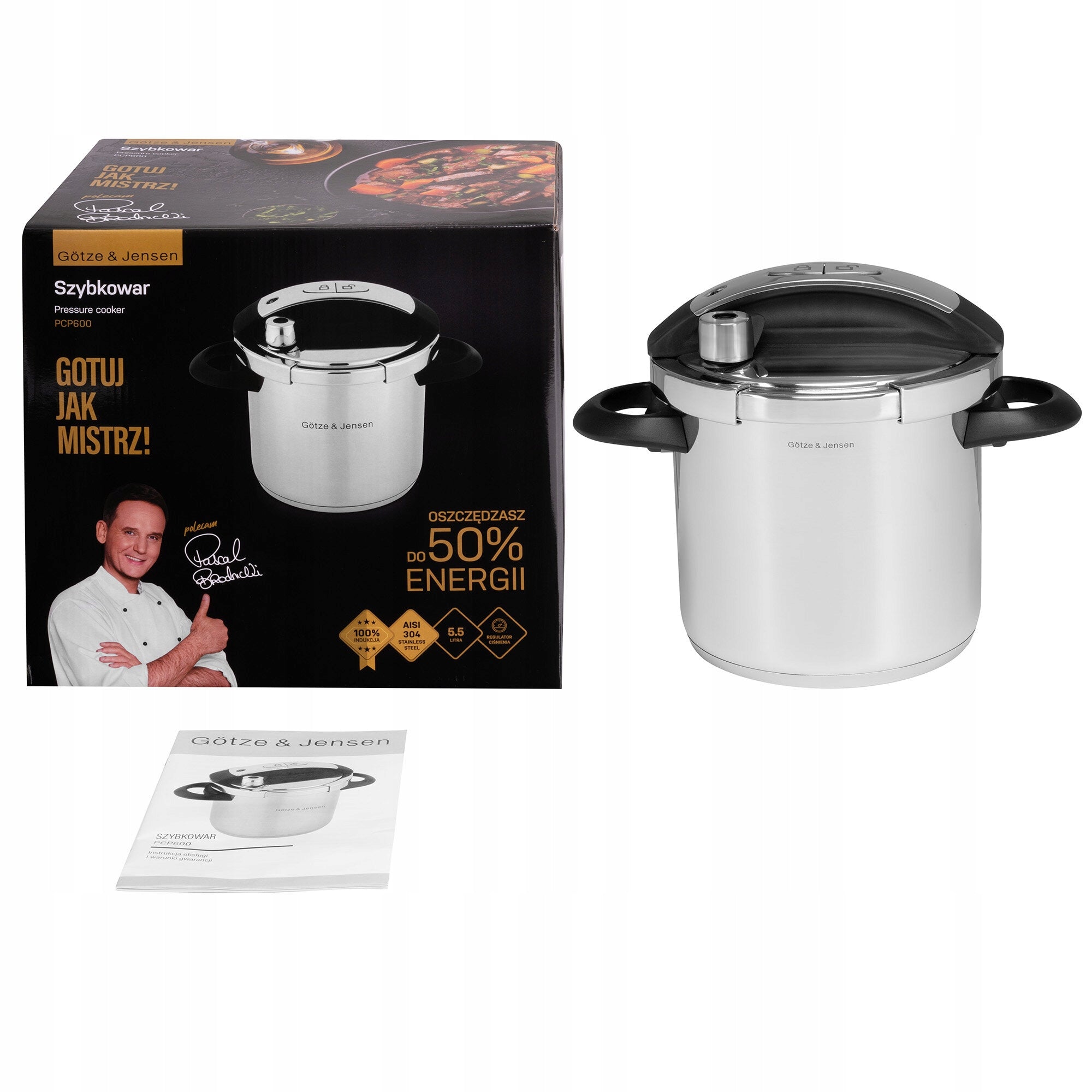 Pressure cooker GÖTZE & JENSEN PCP600 Capacity 5.5 l