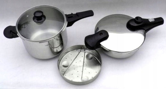 Pressure cooker LSW Germania 5 elements 3 L + 6 L GER5 Packaging status original