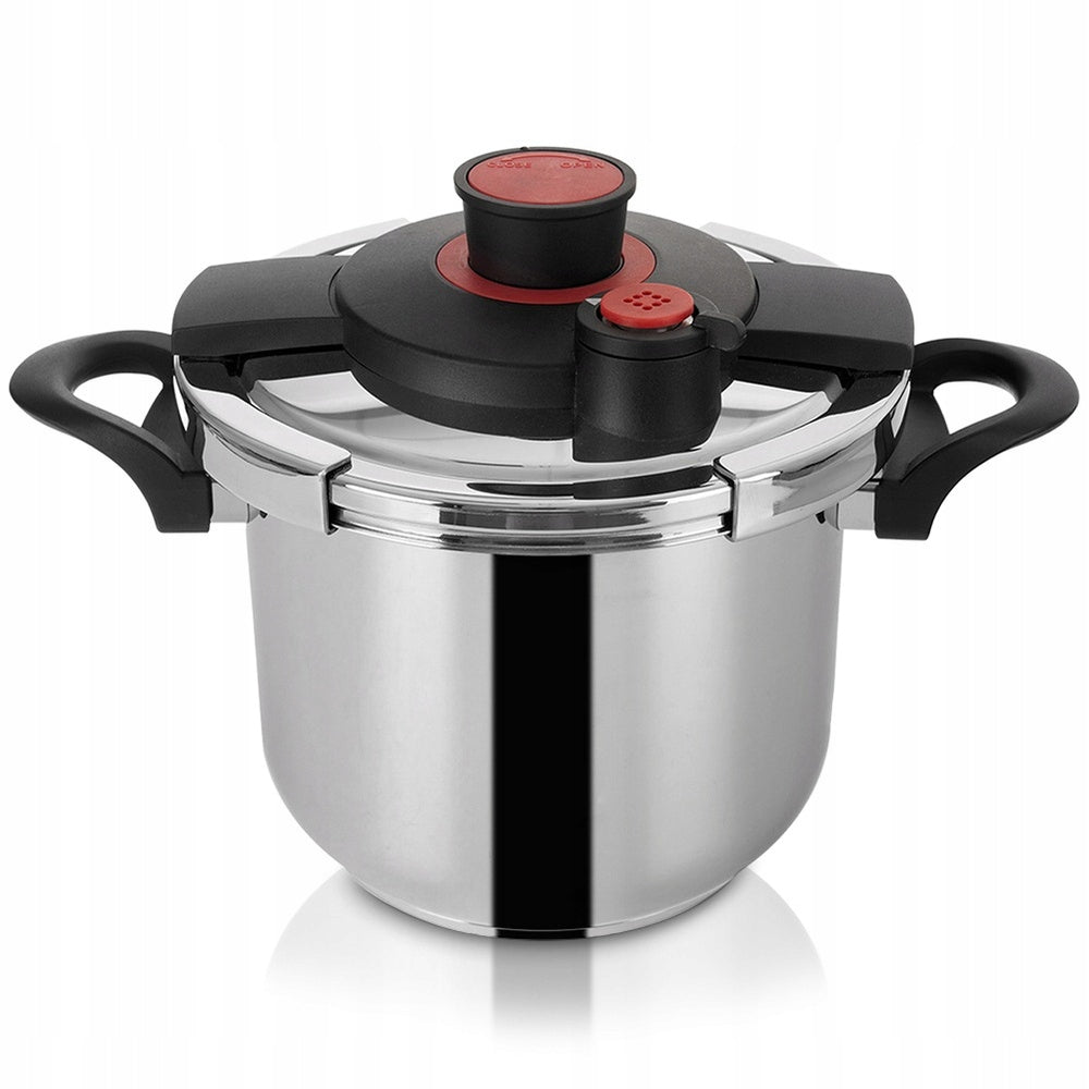 Pressure cooker steel 7 l automatic closing 24 cm induction