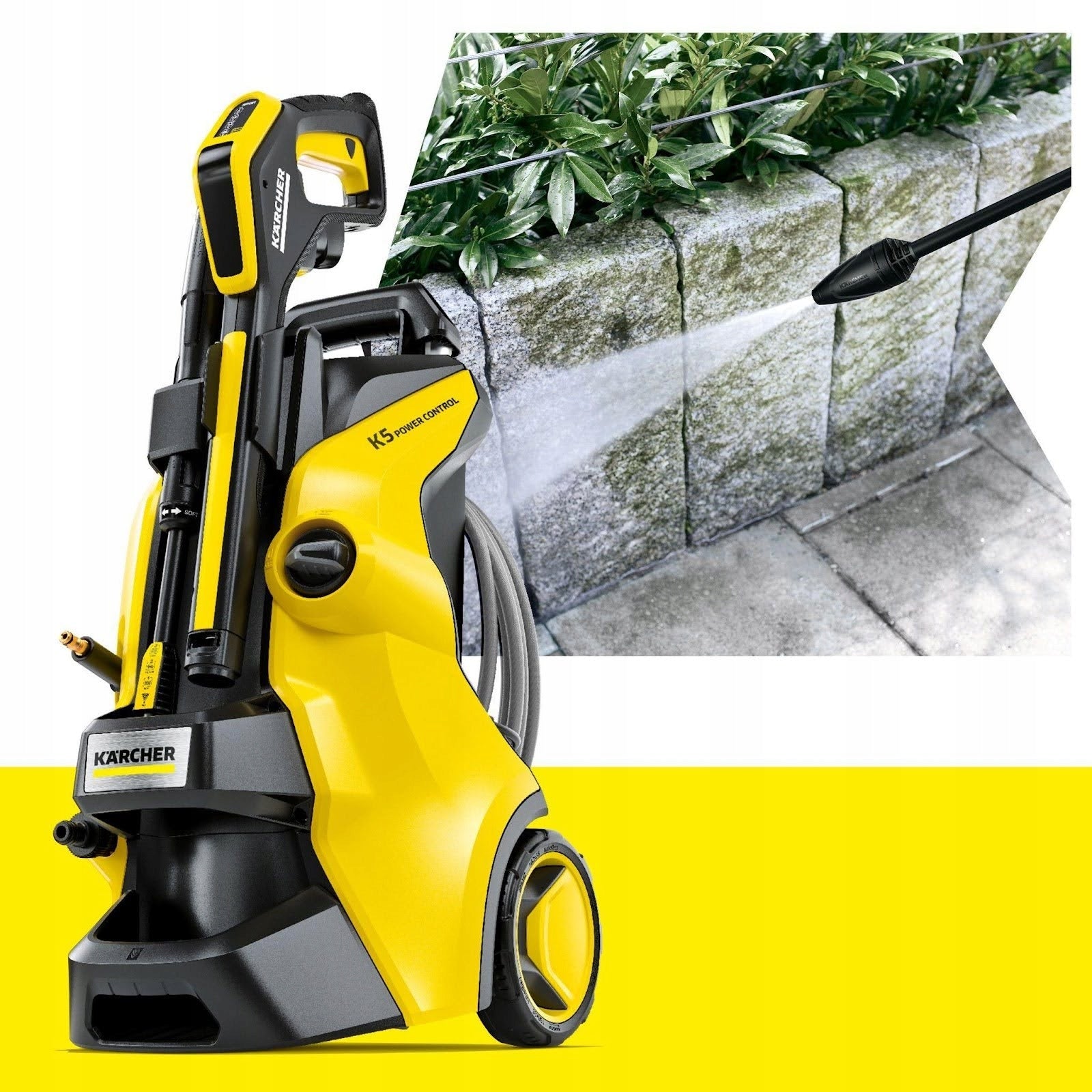 Pressure washer Karcher K5 Power Control Flex Stairs 145 bar Batteries included no