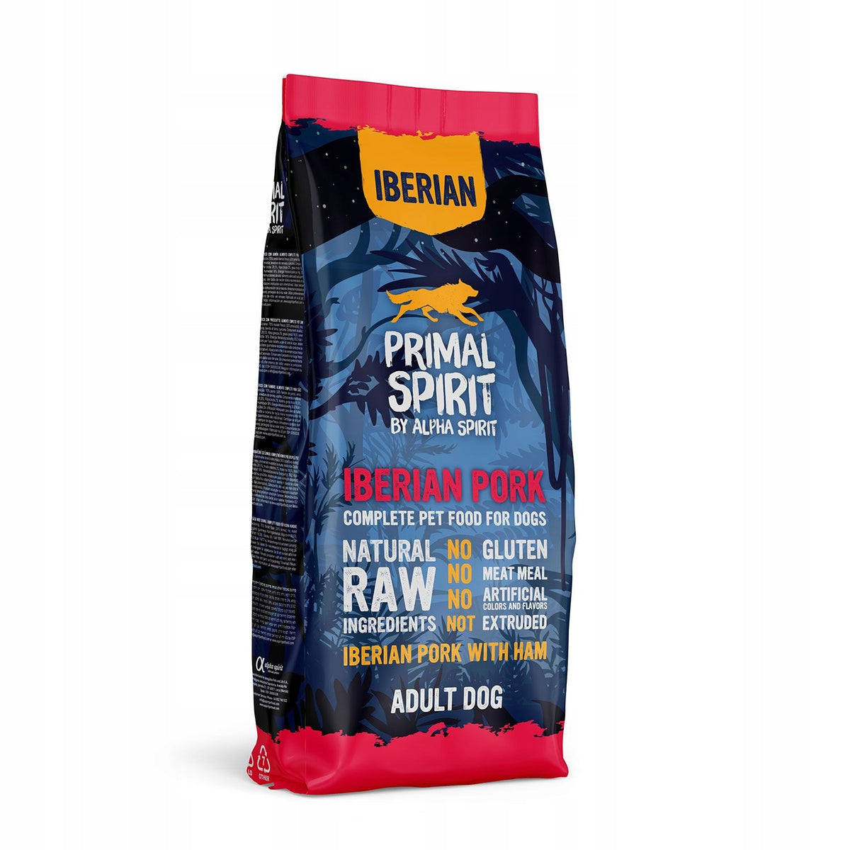 Primal Spirit IBERIAN PORK dog food IBERIAN HAM 12kg Manufacturer code 8436586311407