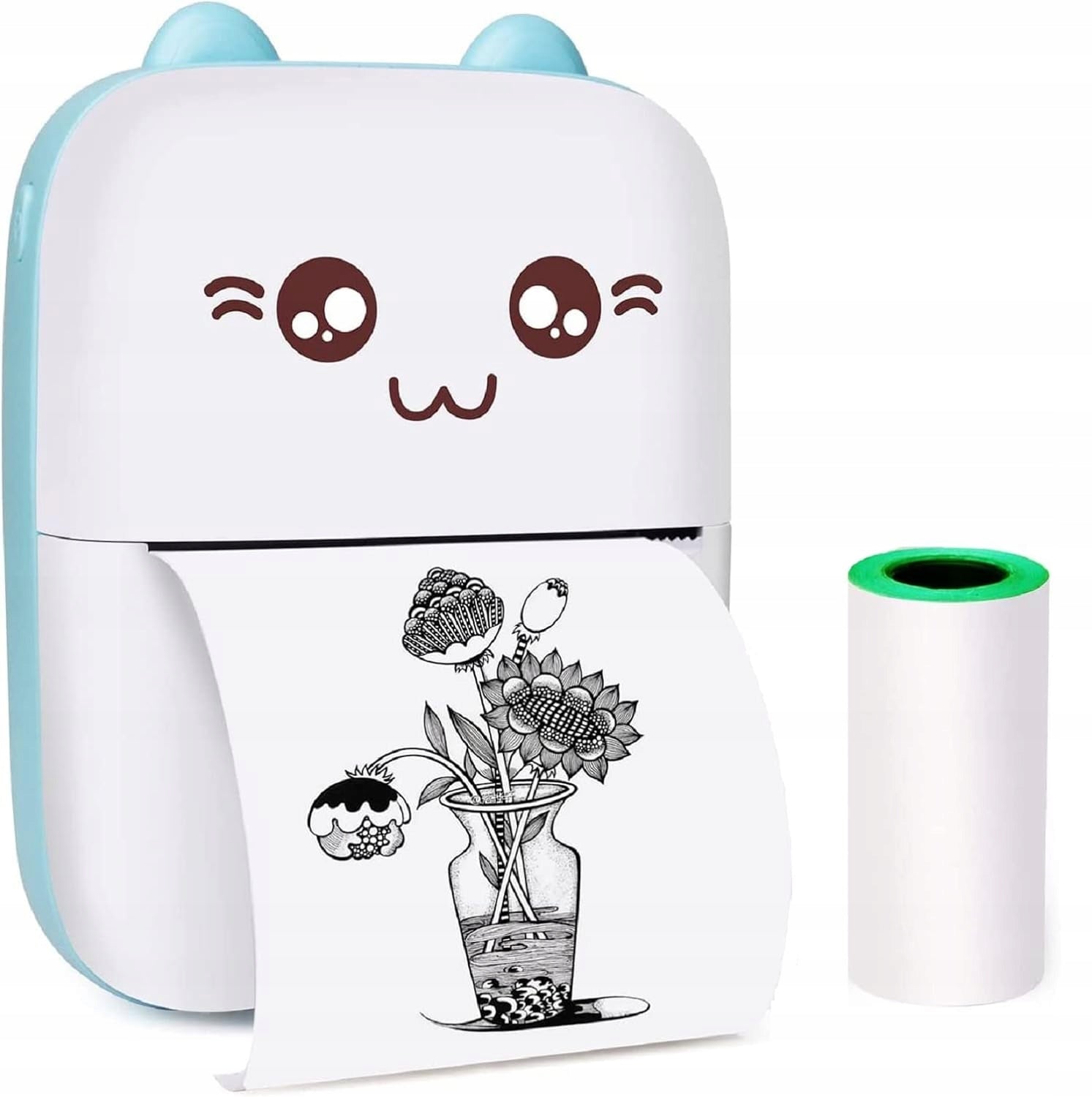 Print Mini THERMAL PRINTER CAT FOR PHOTOS Portable SELF ADHESIVE ROLLS Manufacturer no brand