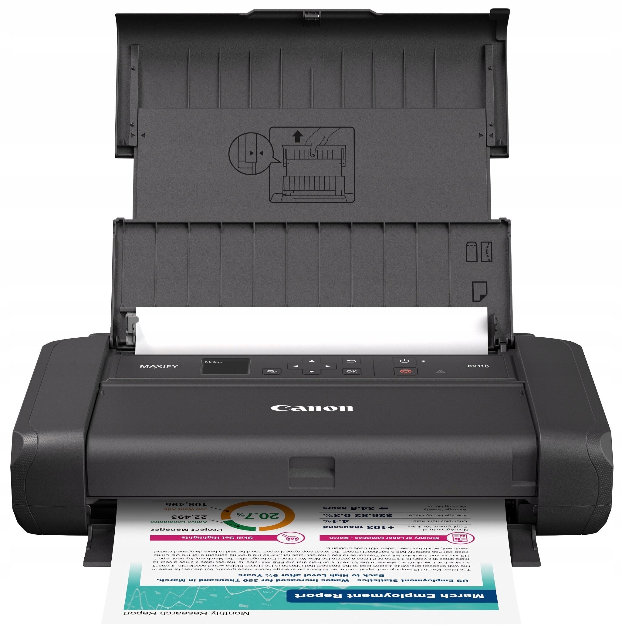 Printer CANON Maxify BX110 Cordless Wi-Fi Printing Printing technology inkjet (color)