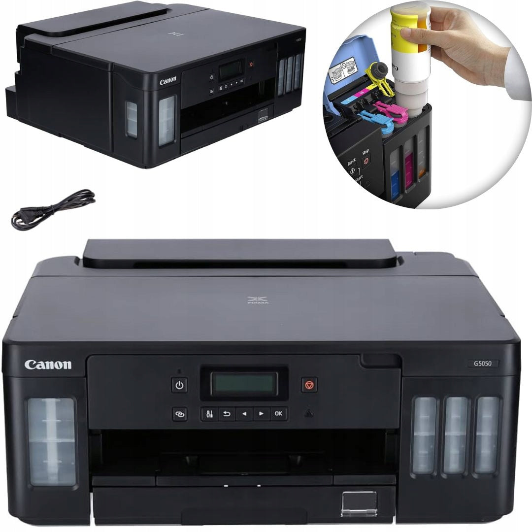 Printer Canon PIXMA G5050 / G5055 Manufacturer code G5050 G5040 G540 Skaner tania butelki