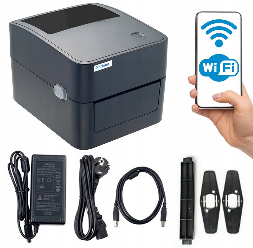Printer for courier labels, stickers - XPRINTER WiFi + LAN + USB