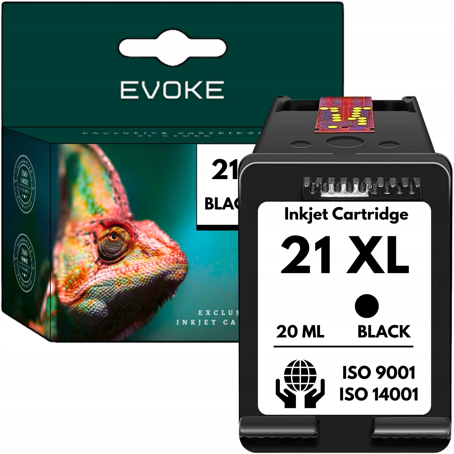 Printer ink HP 21 black XL | 100% ink level | 3x MORE PRINTS