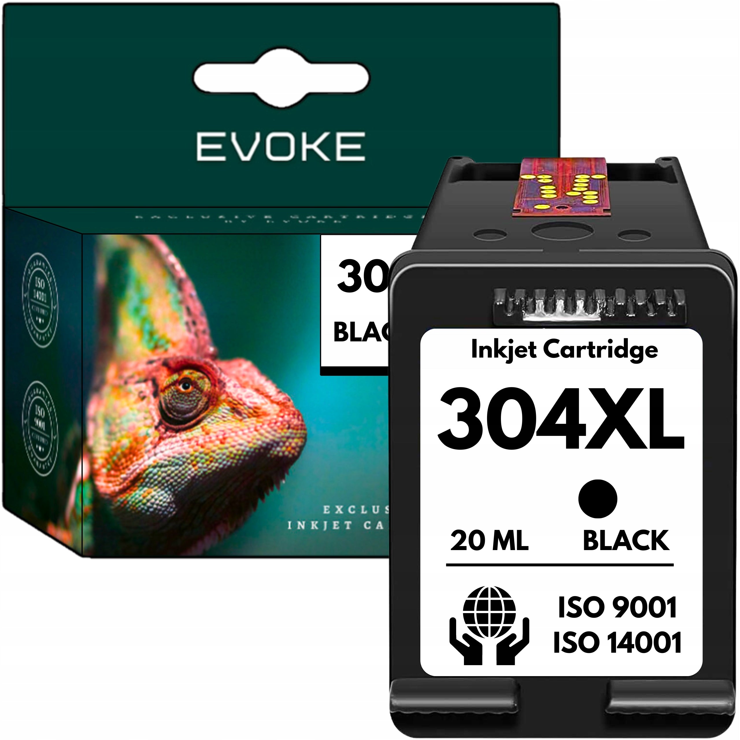 Printer ink HP 304 black XL | replacement 20 ml | 5x MORE PRINTS