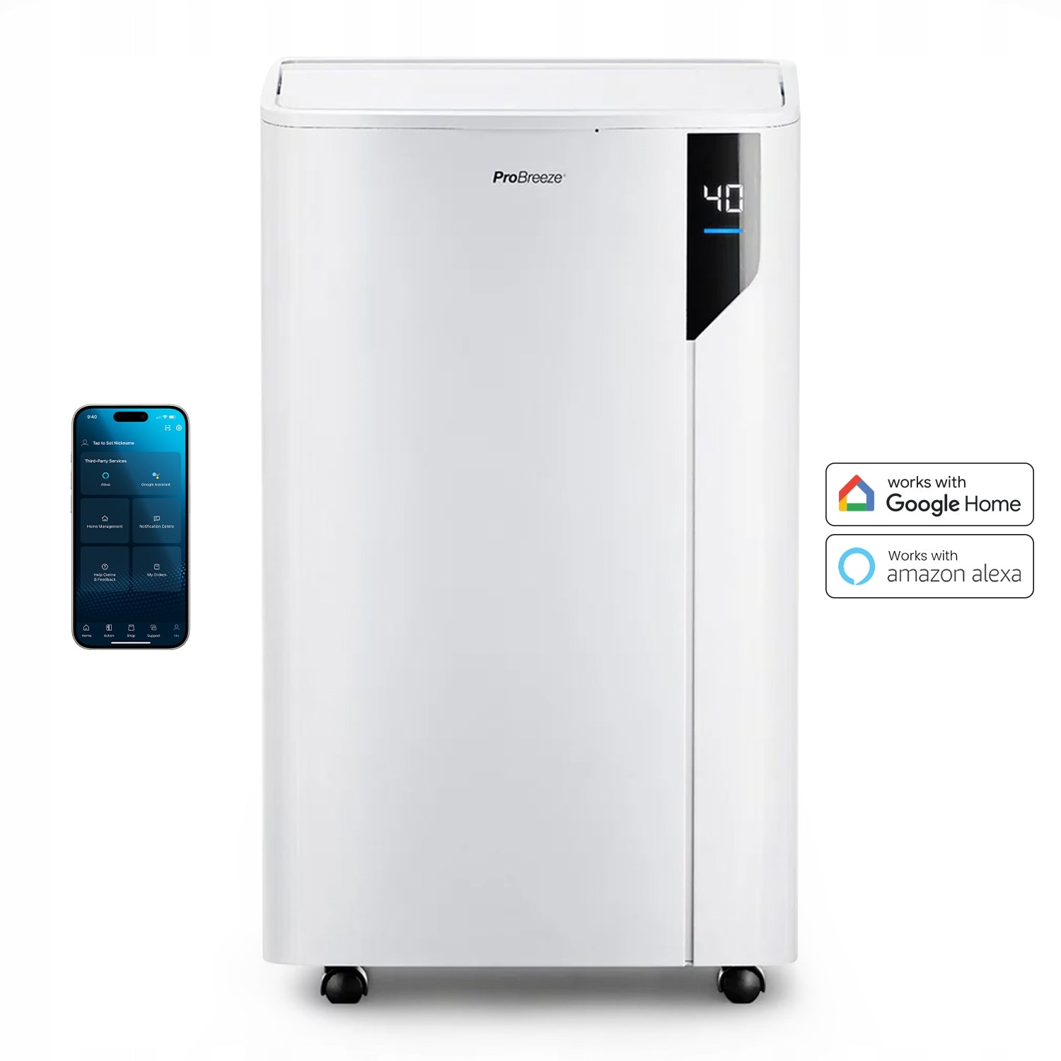 Pro Breeze 20L Premium Osuszacz Powietrza z Aplikacją Smart App