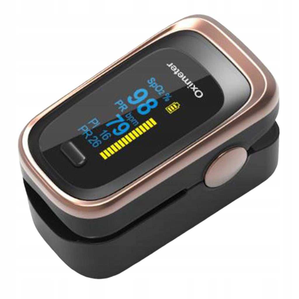 Pro Fingertip Oximeter Blood Oxygen Sensor SpO2 Monitor Heart Rate Golden Color other