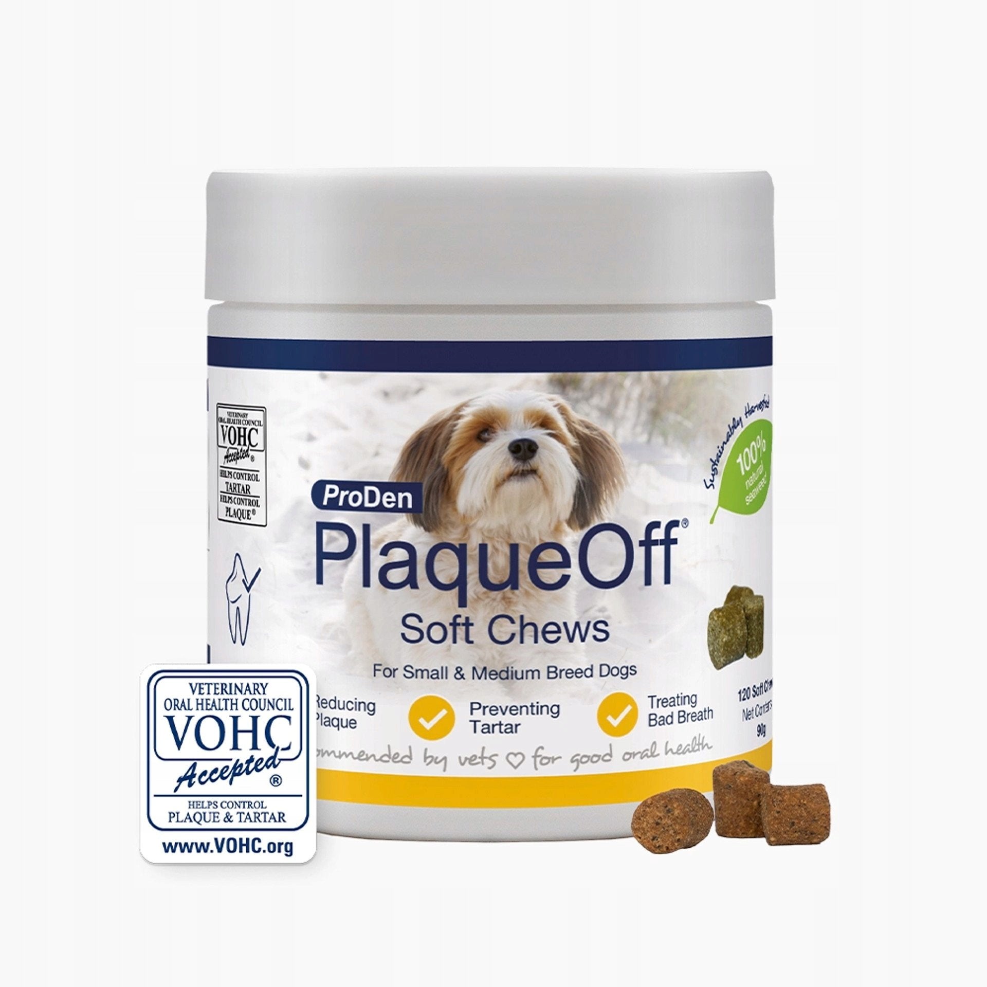 ProDen PlaqueOff Soft Chews Dog 120ks