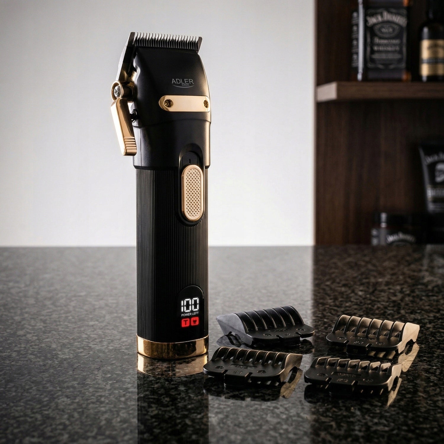 Professional Beard Hair Clipper Powerful LCD Rechargeable Battery Medical device no