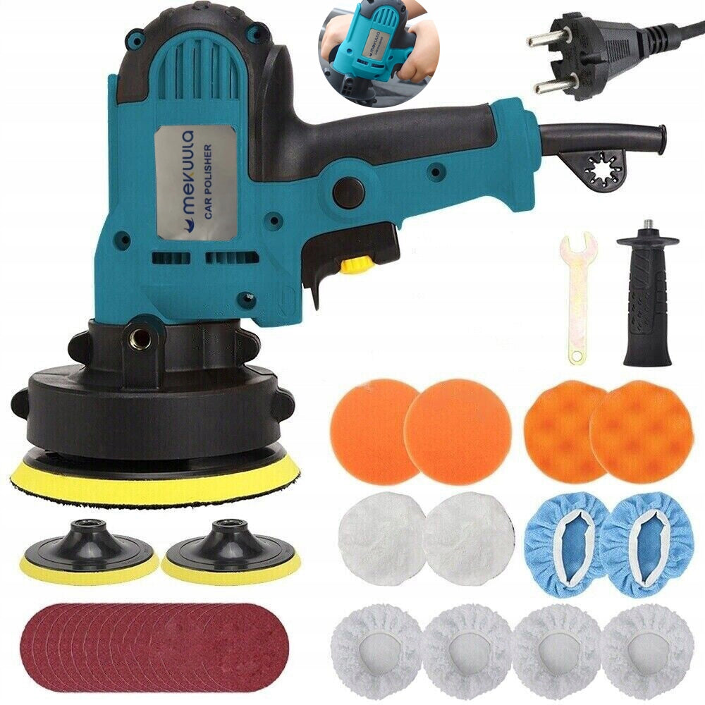 Professional CAR POLISHER WITH ADJUSTABLE ROTATION + 28x ACCESSORIES