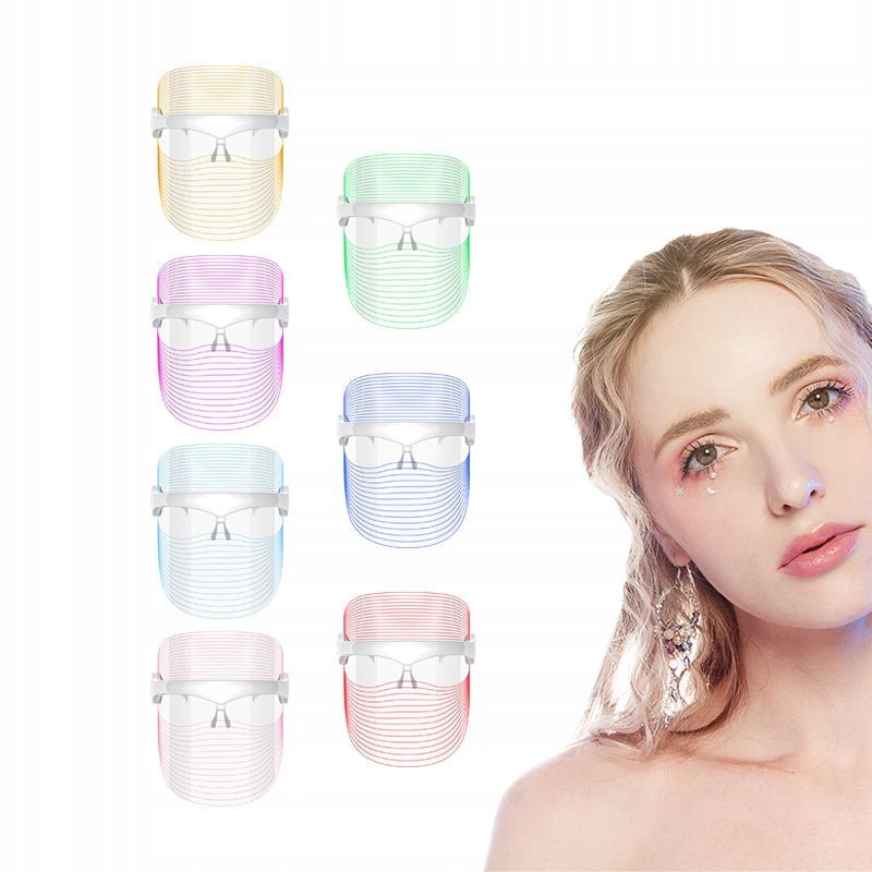 Professional Cosmetic Photon Face Mask Led Light Therapy 7in1