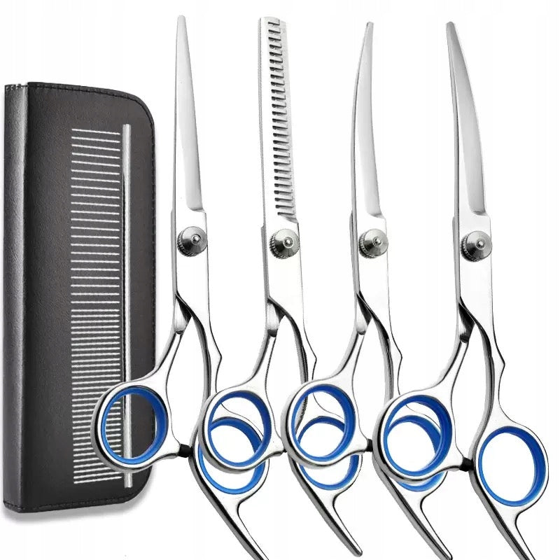 Professional Dog Grooming Scissors Set Gift 5in1