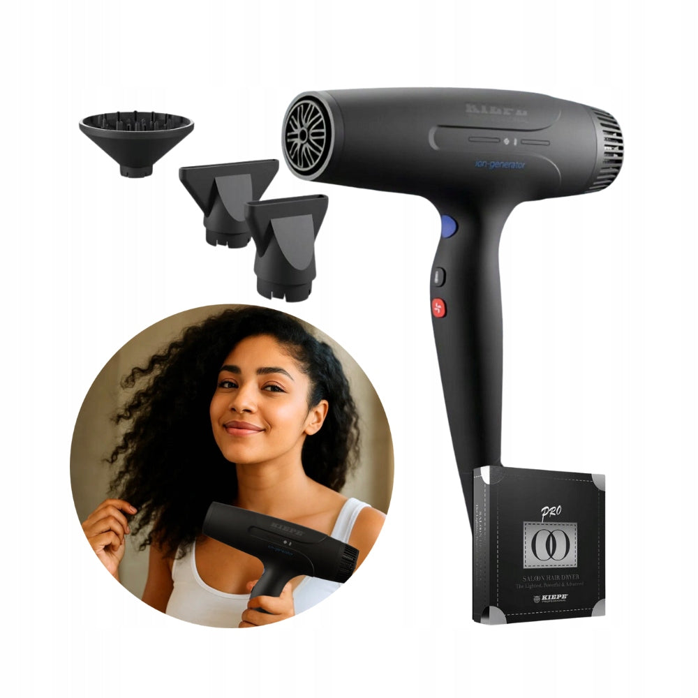 Professional Hair Dryer Kiepe Pro 00 Saloon Ionization Cold Vent