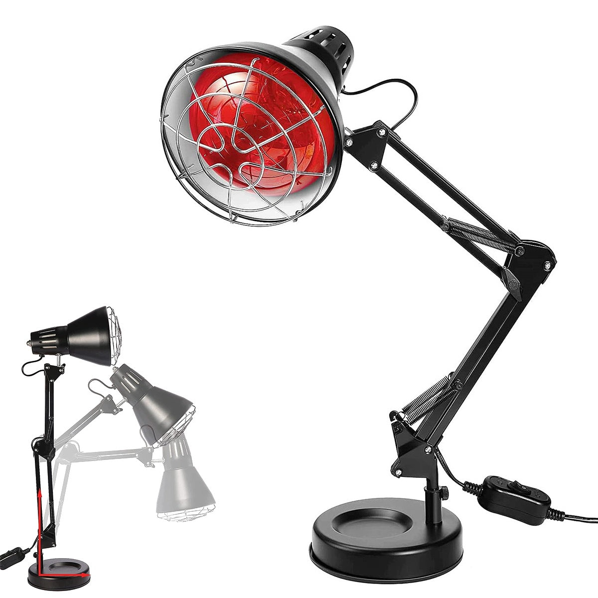 Professional Infrared Lamp 150W, Heating Lamp, Heat Radiator