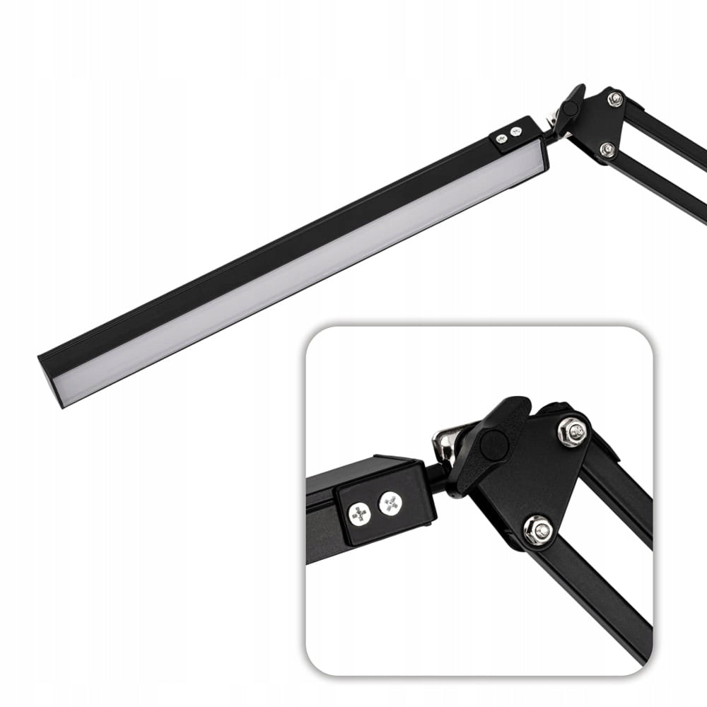 Professional LED Lamp 12W Cosmetic Desk Top Adjustable MT-328 Batteries included no