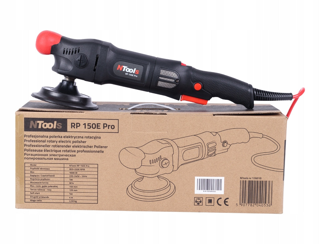 Professional Rotary Electric Polisher 1000w NTools RP 150E Pro APP Manufacturer code 126010
