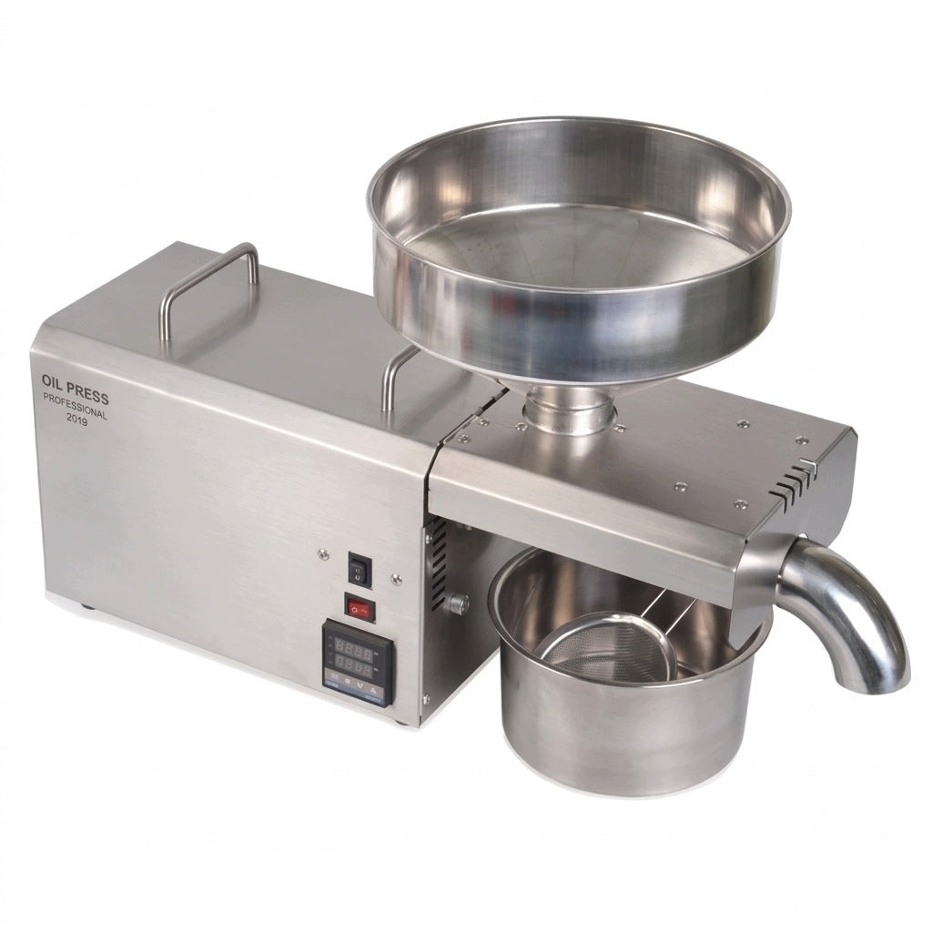 Professional Stainless Steel Oil Press 6 - 10 kg/h Packaging status original