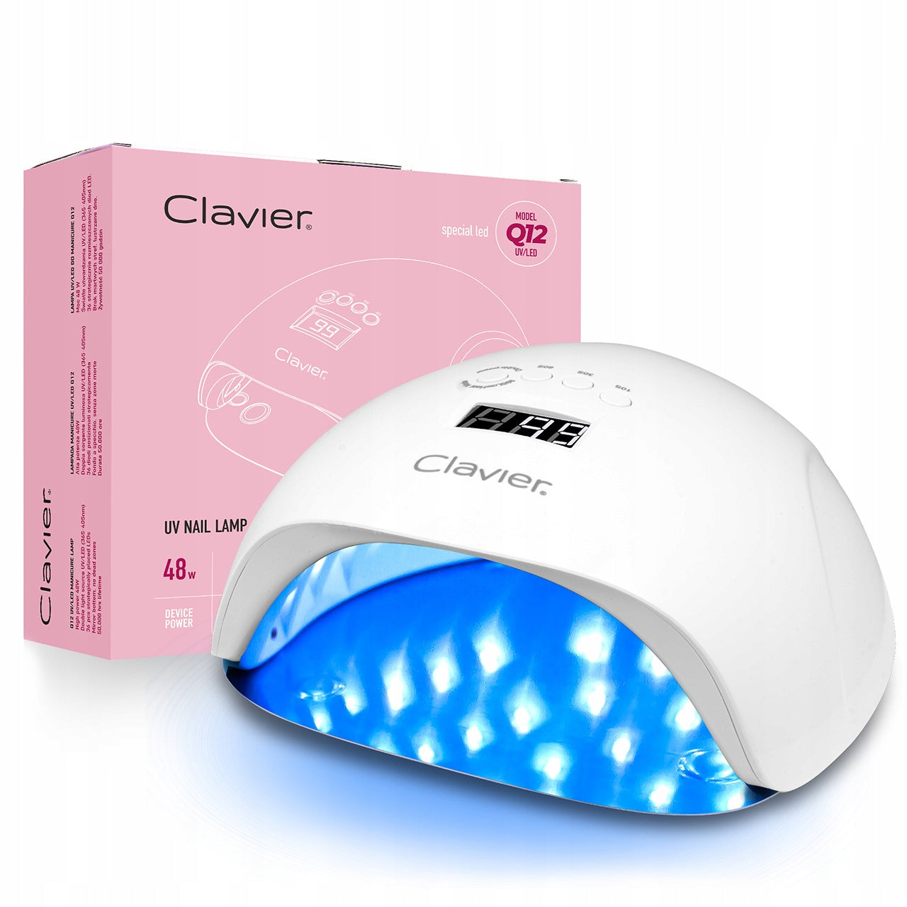 Professional Strong Uv Led Nail Lamp Hybrids Mirror Gels Bottom
