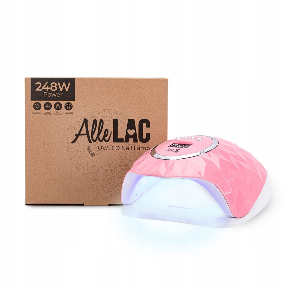 Professional UV Nail Lamp LED ALLELAC Y13 248W Strong For Hybrids Packaging status original
