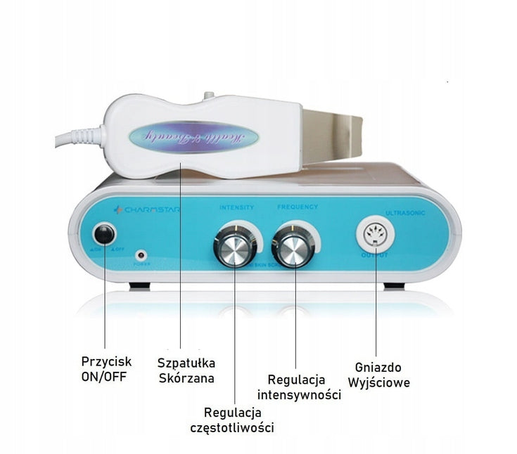 Professional and Strong Cavitation Peeling PRO Functions peeling sonophoresis iontophoresis ultrasound galvanic current other