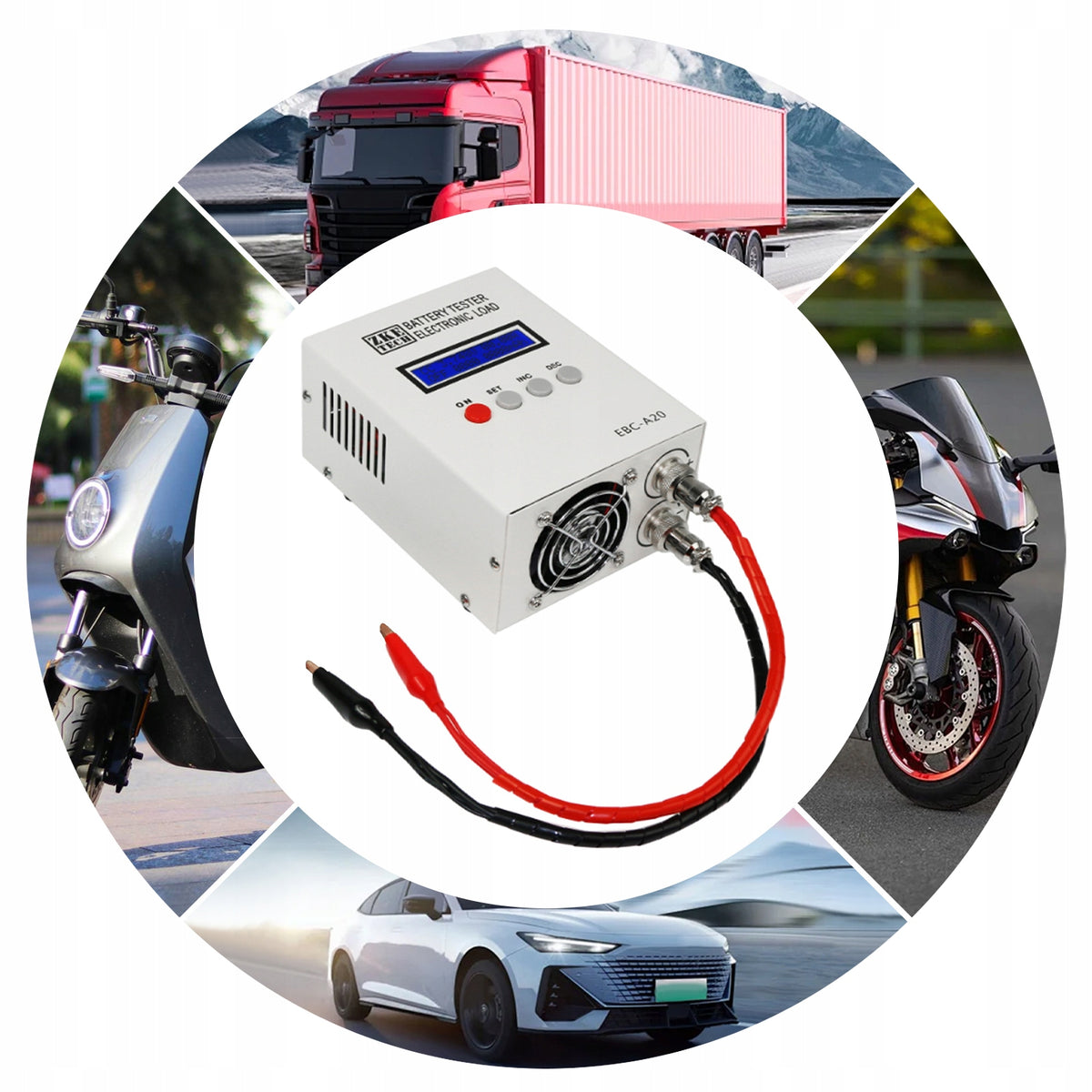 Professional battery capacity tester ECB-A20 Brand no brand