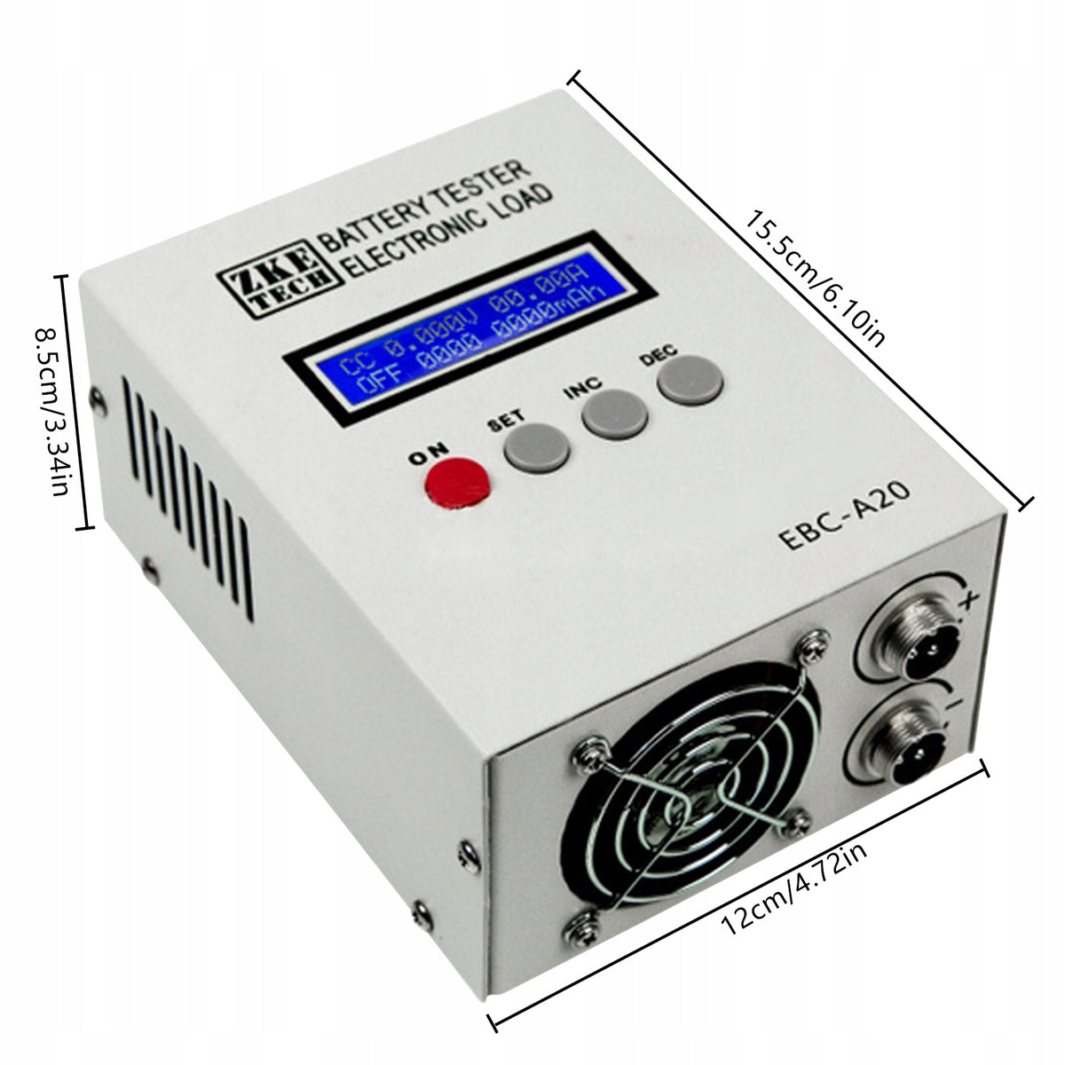 Professional battery capacity tester ECB-A20 Manufacturer code q1469