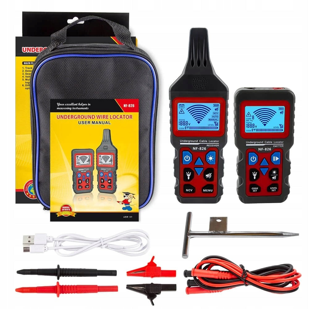 Professional detector, locator and cable detector Noyafa NF-826 Certificates of conformity CE
