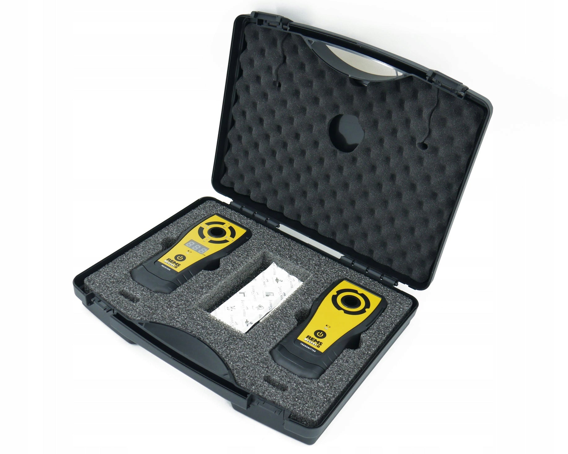 Professional detector locator for drilling REMS Detect B Set up to 120 cm Power supply batteries