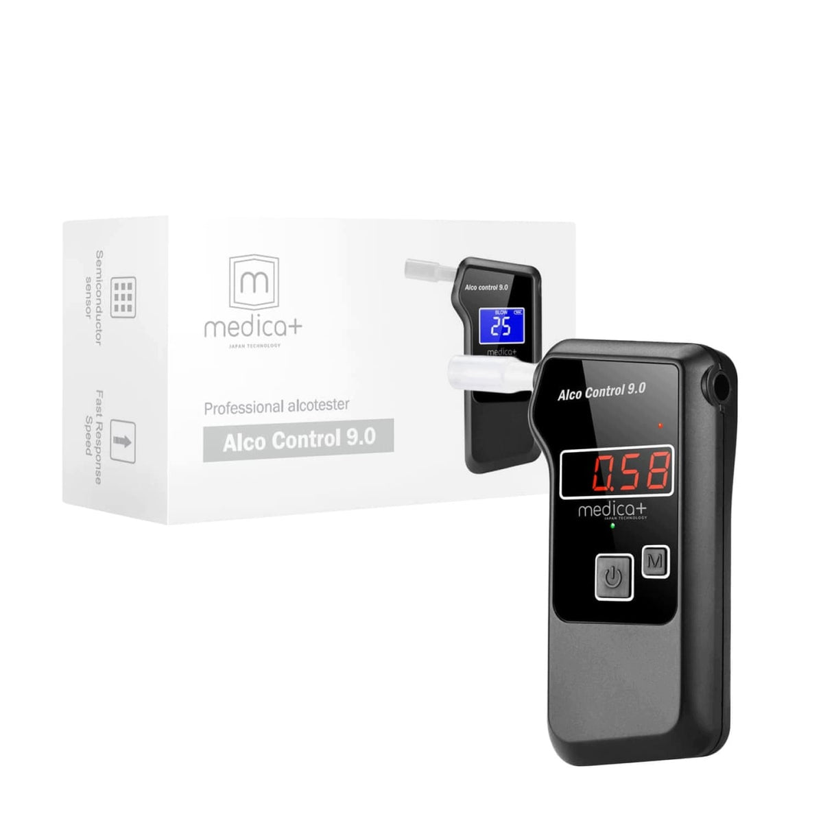 Professional electrochemical breathalyzer MEDICA+ Alco Control 9.0 PRO Japan